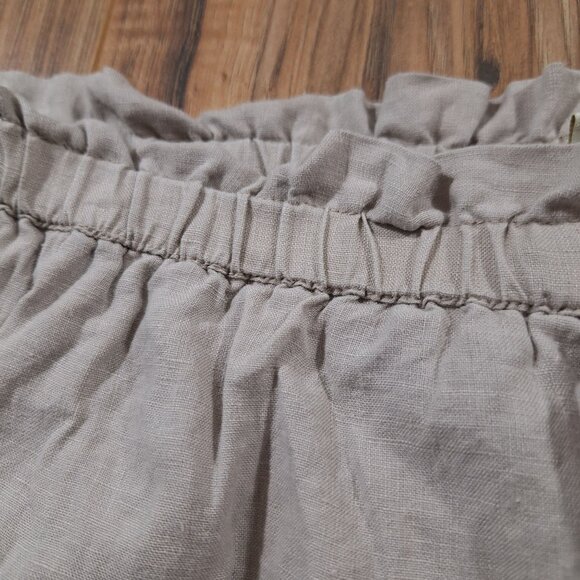 St Tropez 100% Linen Skirt size large - Picture 6 of 8